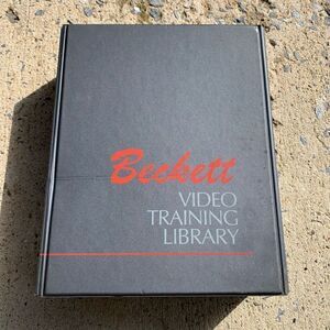 Beckett Video Training Library R.W. Beckett 1988 VHS Training Tape Set